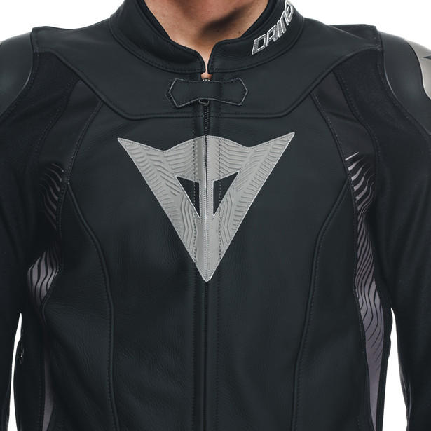 super-speed-4-giacca-moto-in-pelle-uomo-black-matt-charcoal-gray image number 7