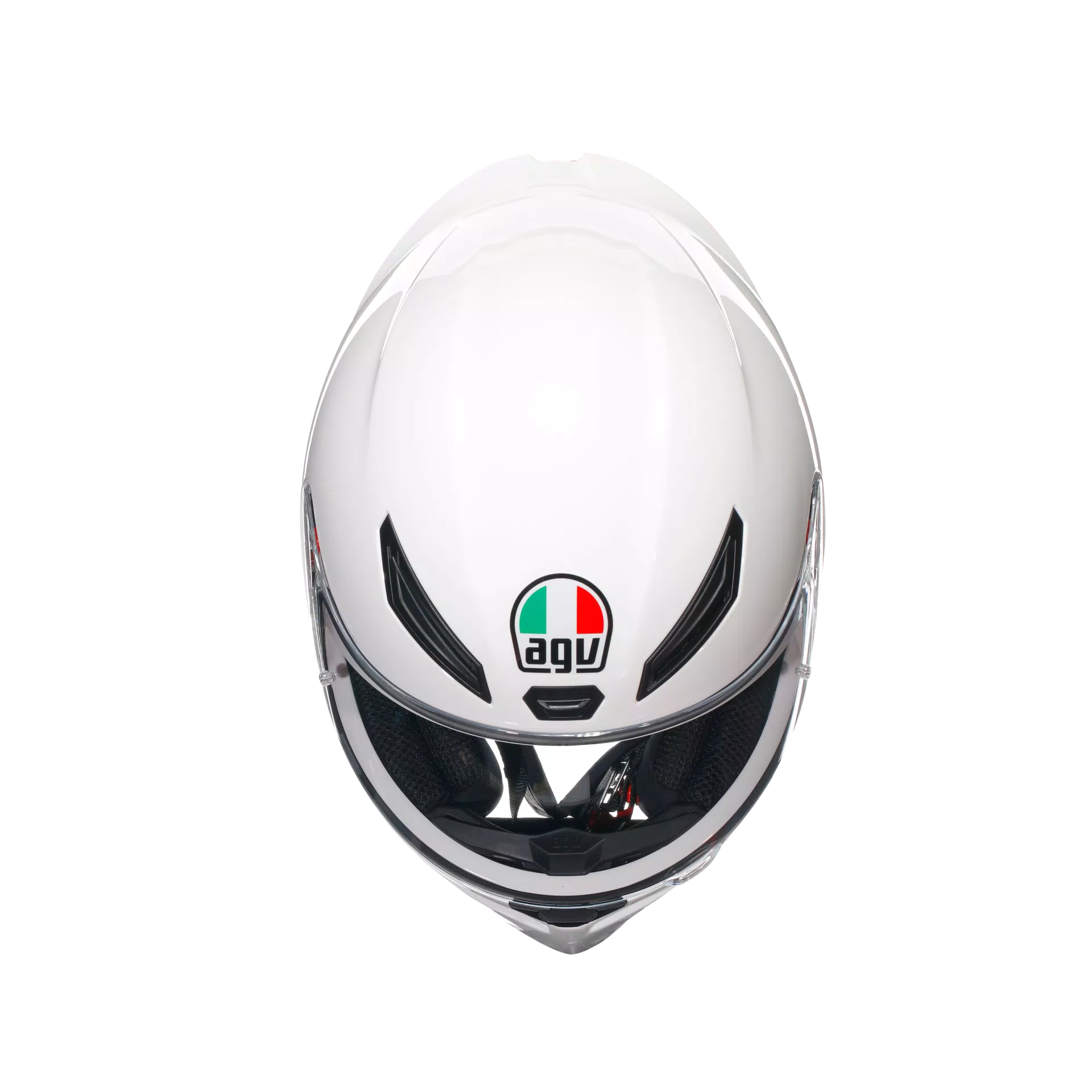 K1 S WHITE - MOTORBIKE FULL FACE HELMET E2206