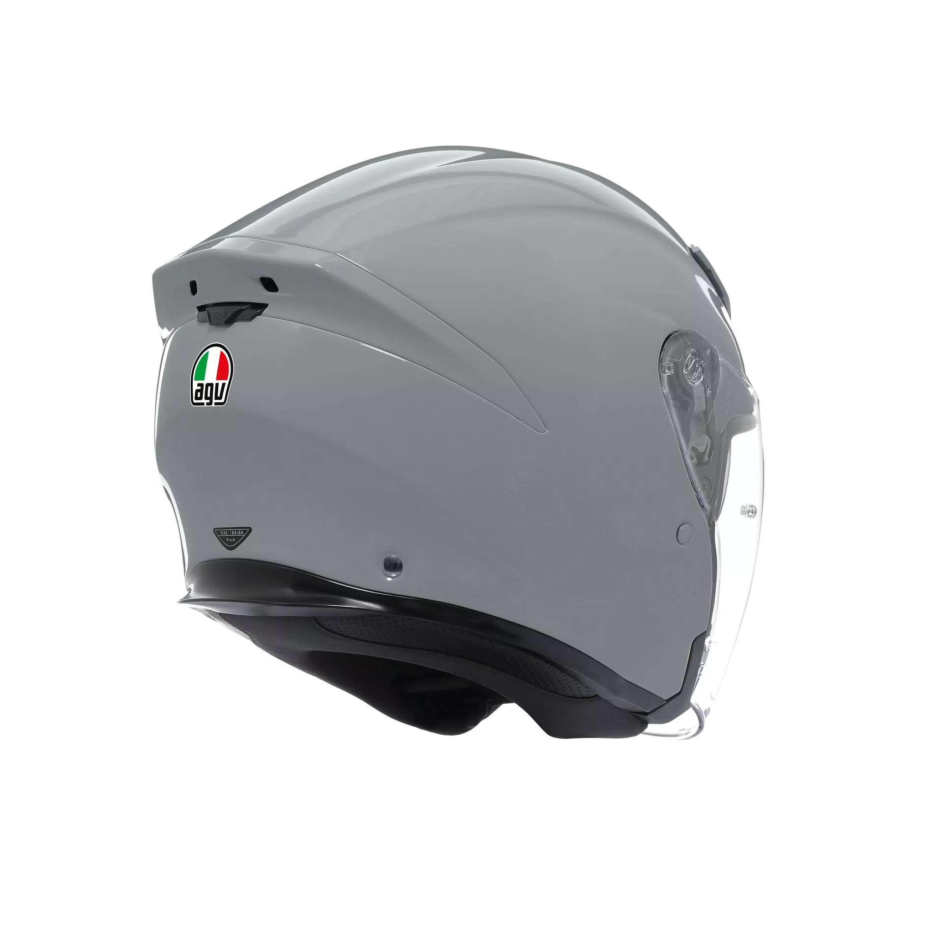 K5 JET EVO MONO NARDO GREY - MOTORRAD JET-HELM E2206