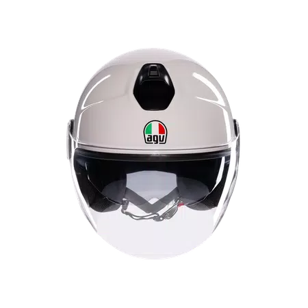 ETERES MONO MATERIA WHITE - MOTORBIKE OPEN FACE HELMET E2206 -  - 2