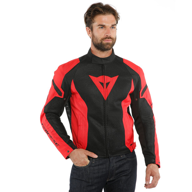 air-crono-2-tex-jacket-black-lava-red-lava-red image number 5