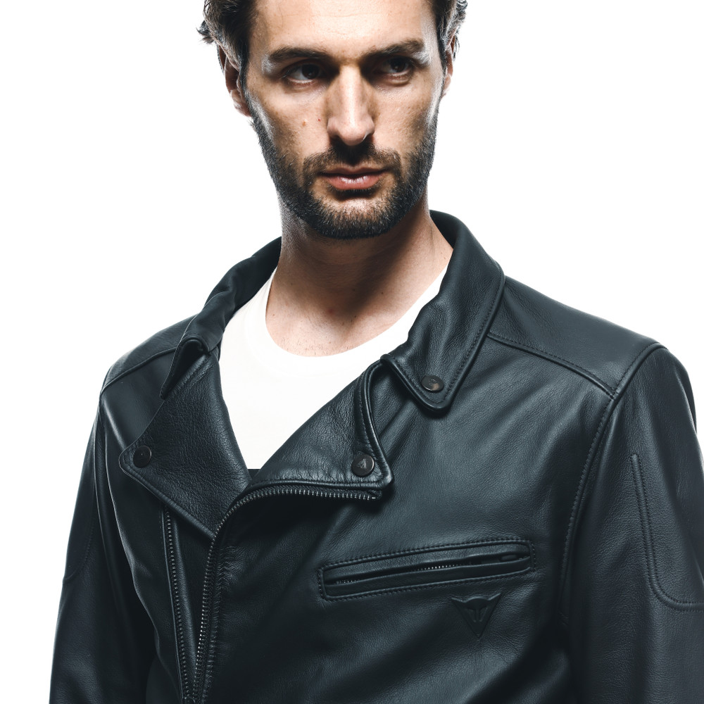 chiodo-leather-jacket-black image number 8