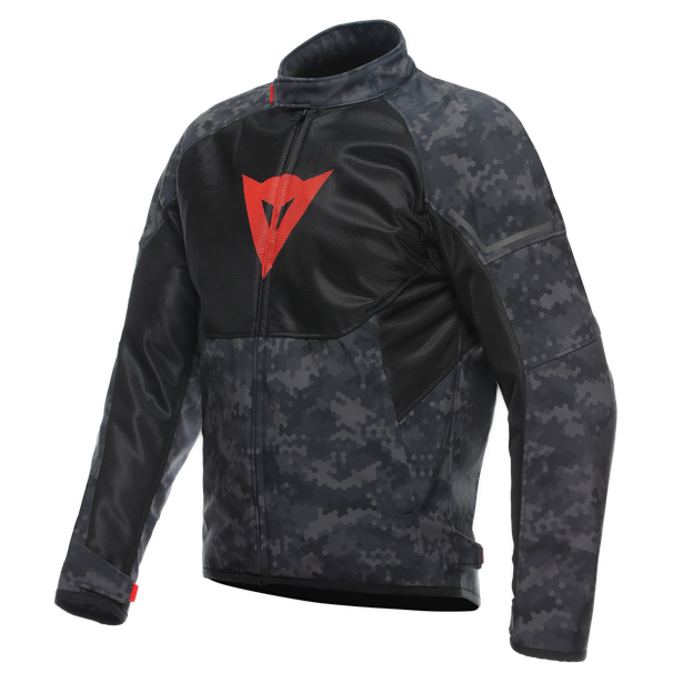 ignite-air-tex-giacca-moto-estiva-in-tessuto-uomo-camo-gray-black-fluo-red image number 0