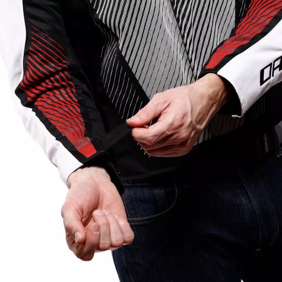 VENTAR AIR TEX - MEN'S SUMMER TEXTILE MOTORCYCLE JACKET - BLACK/WHITE/RED - 6