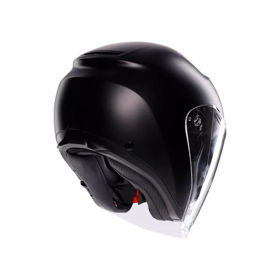 IRIDES MONO MATT BLACK - CASQUE MOTO JET E2206 -  - 6