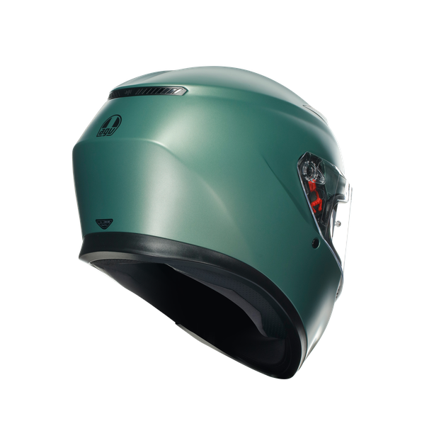 k3-mono-matt-salvia-green-motorbike-full-face-helmet-e2206 image number 5