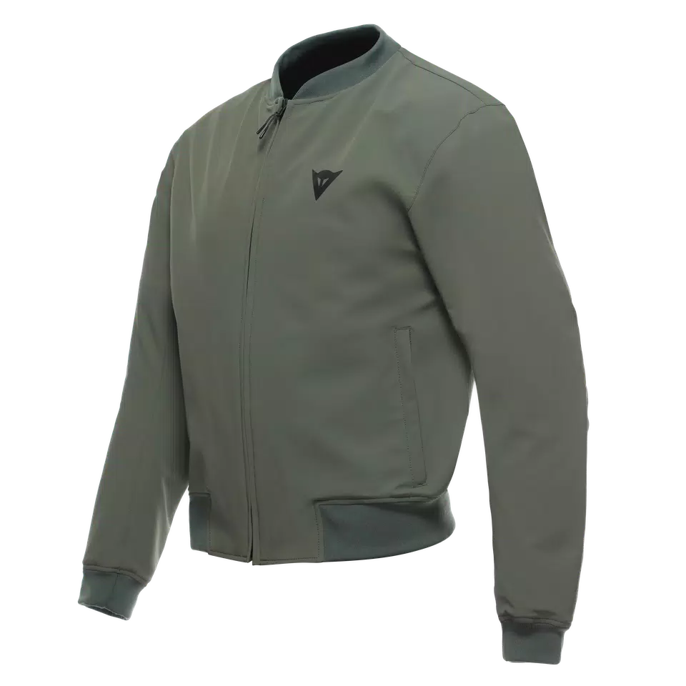 BHYDE NO-WIND TEX - MEN'S MOTORCYCLE JACKET IN FABRIC - GREEN - 1