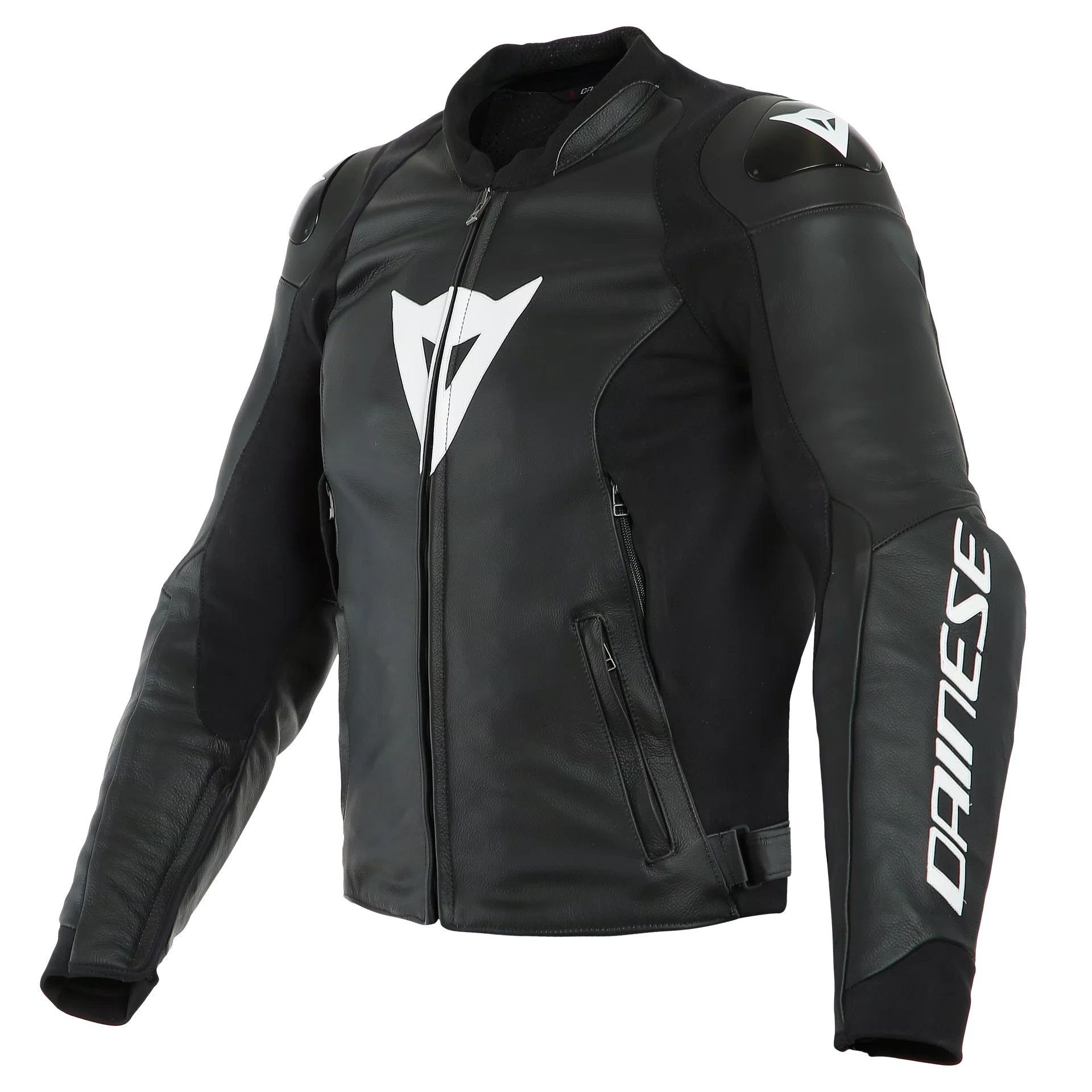 SPORT PRO LEATHER JACKET | BLACK/WHITE | Dainese