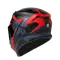 K7 MPLK GLIMPSE MATT BLACK/RED - MOTORBIKE FULL FACE HELMET DOT (E2206)
