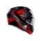 K3 STRIGA BLACK/GREY/RED - CASQUE MOTO INTÉGRAL E2206