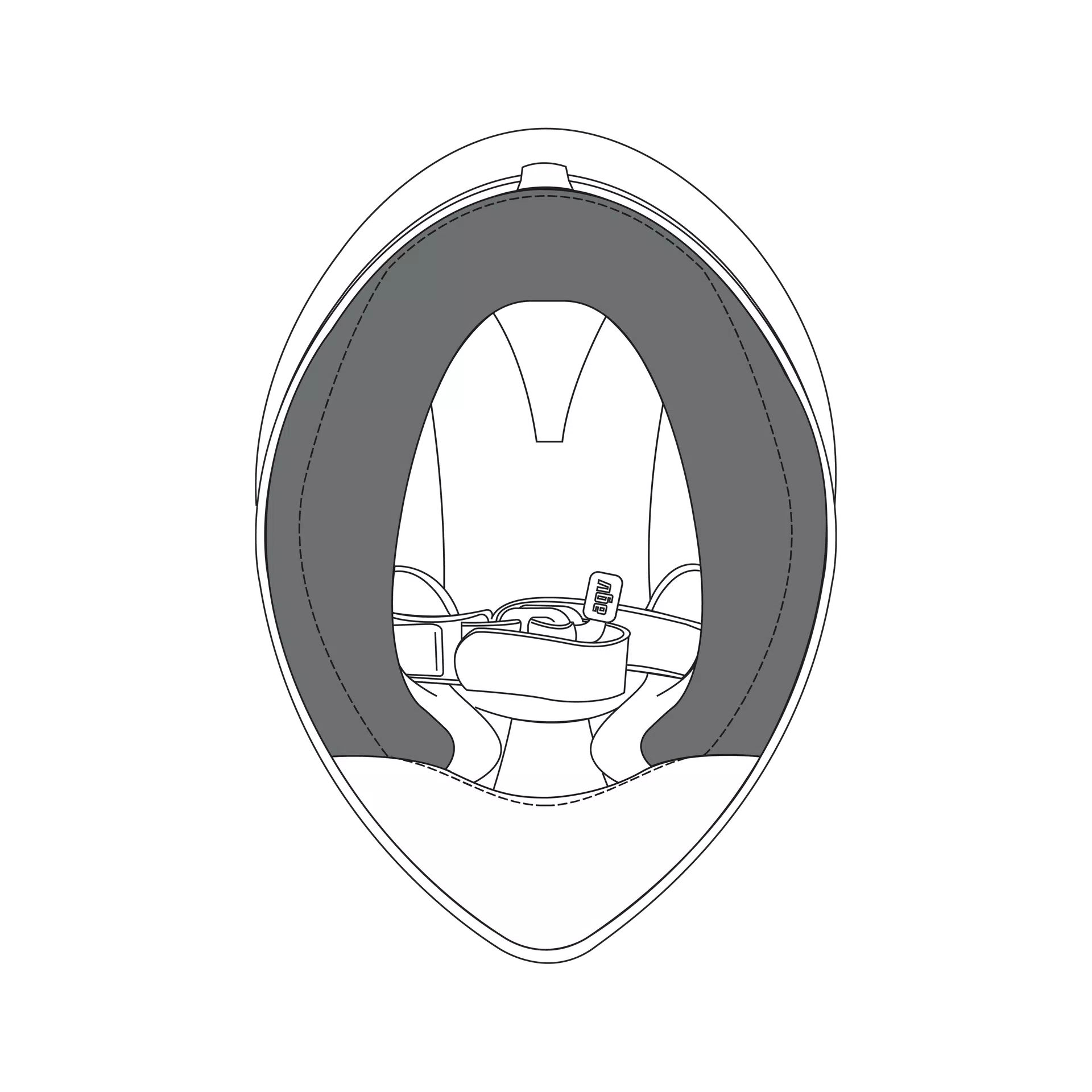 AGV CHEEK PADS VELOCE S (XS) - BLACK