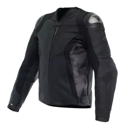 AVRO 5 - MEN'S MOTORCYCLE LEATHER JACKET - BLACK/ANTHRACITE - 1
