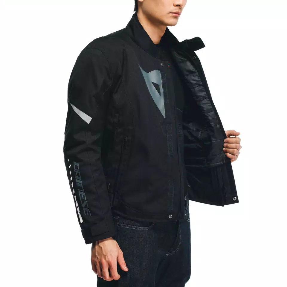 VELOCE D-DRY® JACKET - BLACK/CHARCOAL-GRAY/WHITE - 14