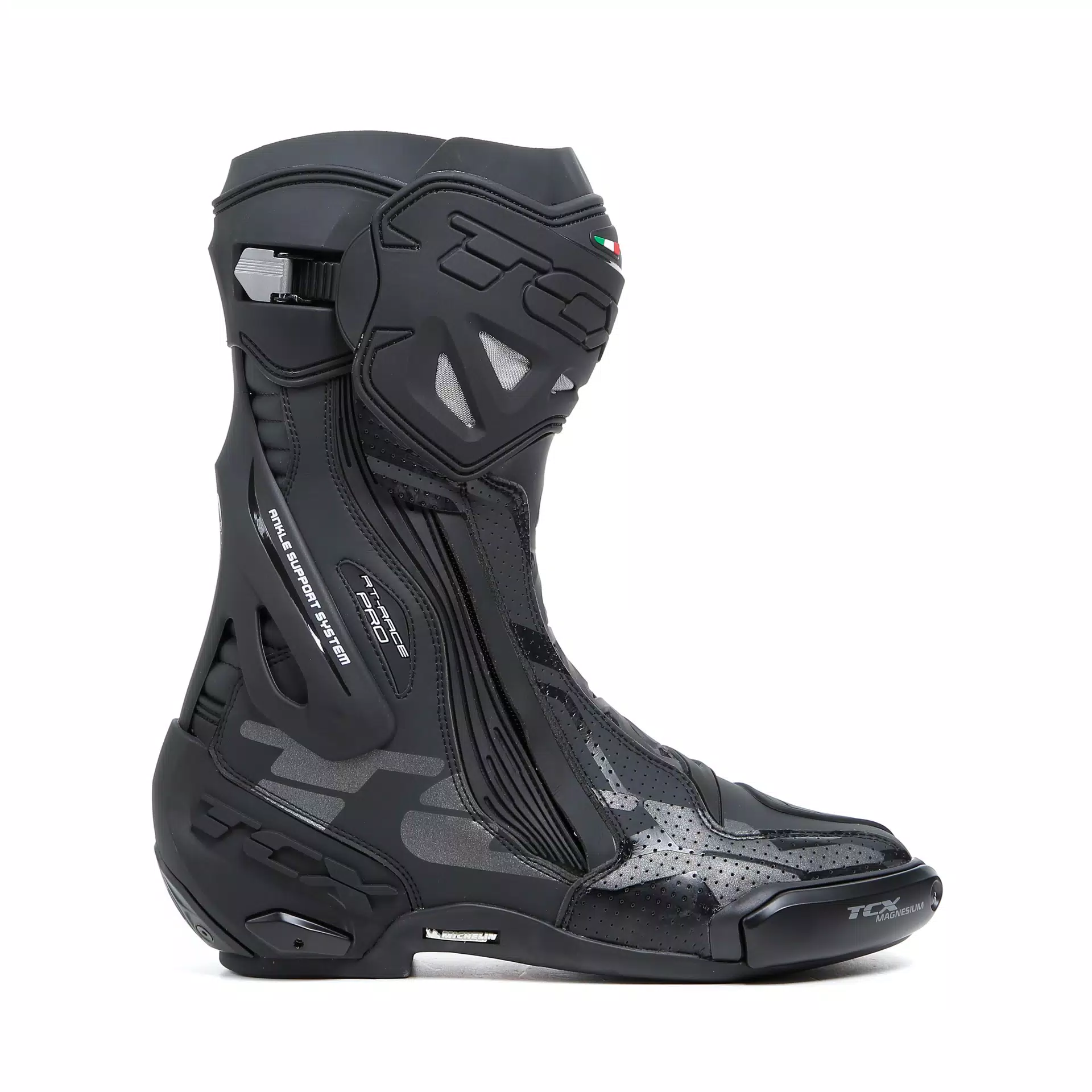 RT-RACE PRO AIR MEN'S MOTORCYCLE RACING BOOTS - BLACK/REFLEX RT-RACE PRO AIR MEN'S MOTORCYCLE RACING BOOTS - BLACK/REFLEX