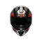 K1 S FASTLAP BLACK/GREY/RED - MOTORBIKE FULL FACE HELMET DOT (E2206)