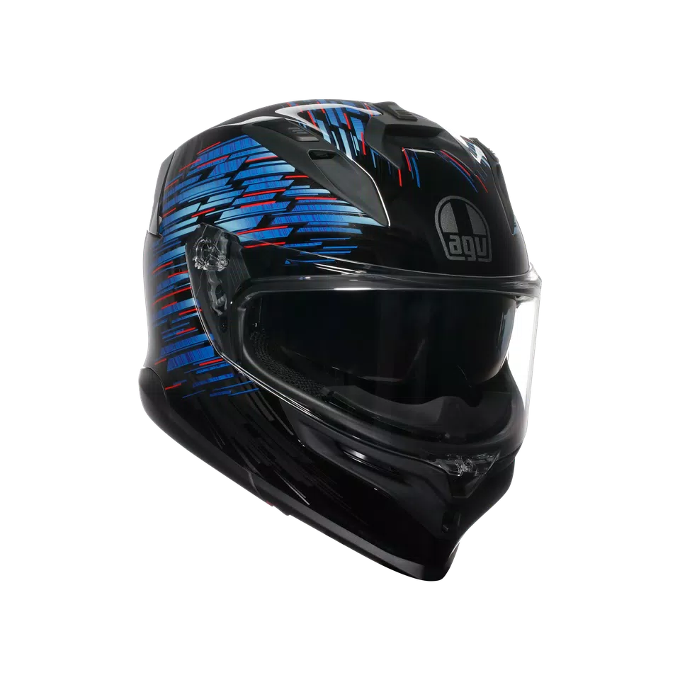K7 AGV E2206 MPLK - GENISYS MATT BLACK/BLUE/GREY -  - 1
