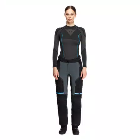 MANGEN ABSØLUTESHELL™ PRO - DAMES TOURBROEK VOOR MOTORFIETSEN - EBONY/BLACK - 3