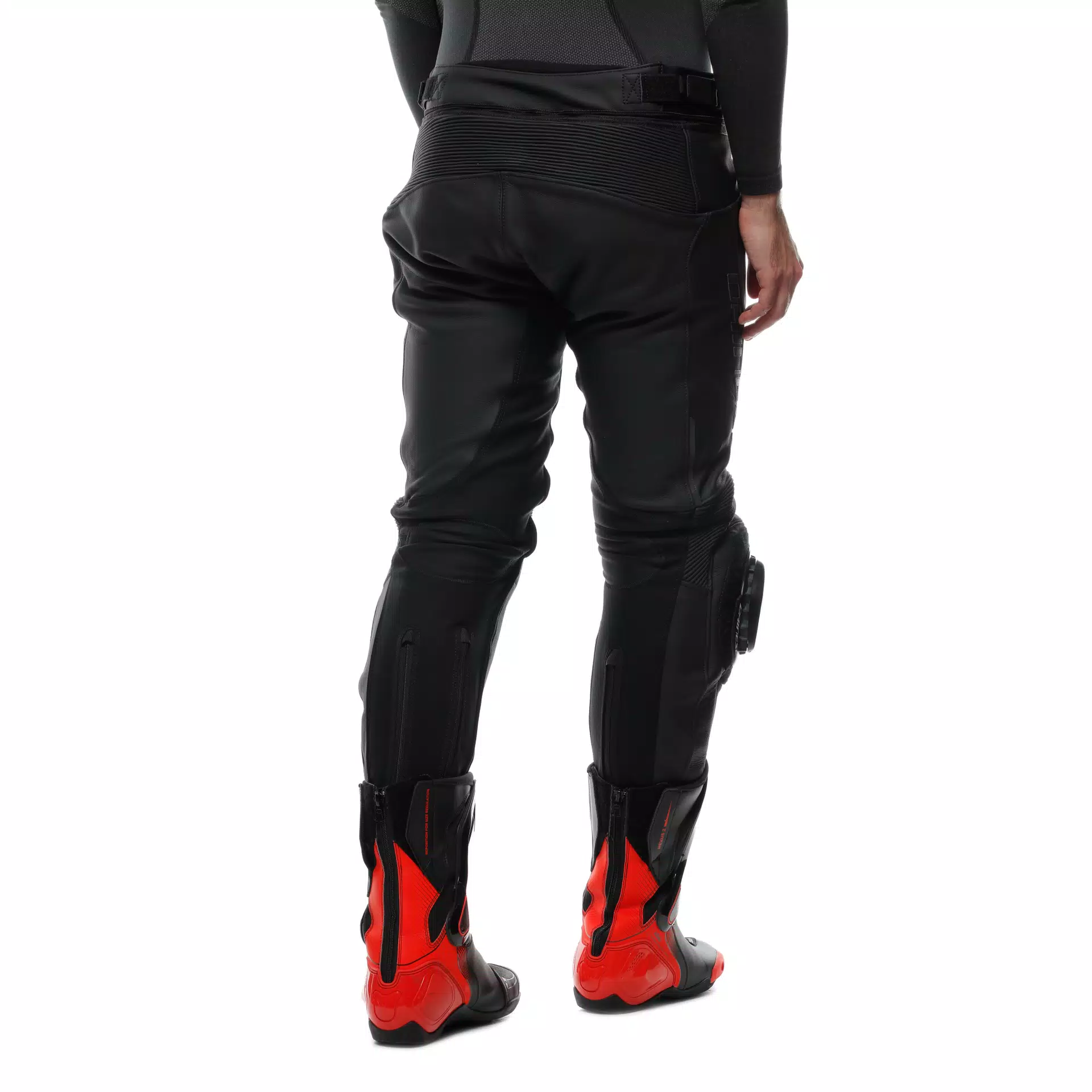 DELTA 4 - MEN LEATHER MOTORCYCLE PANTS PERF. SHORT/TALL FIT