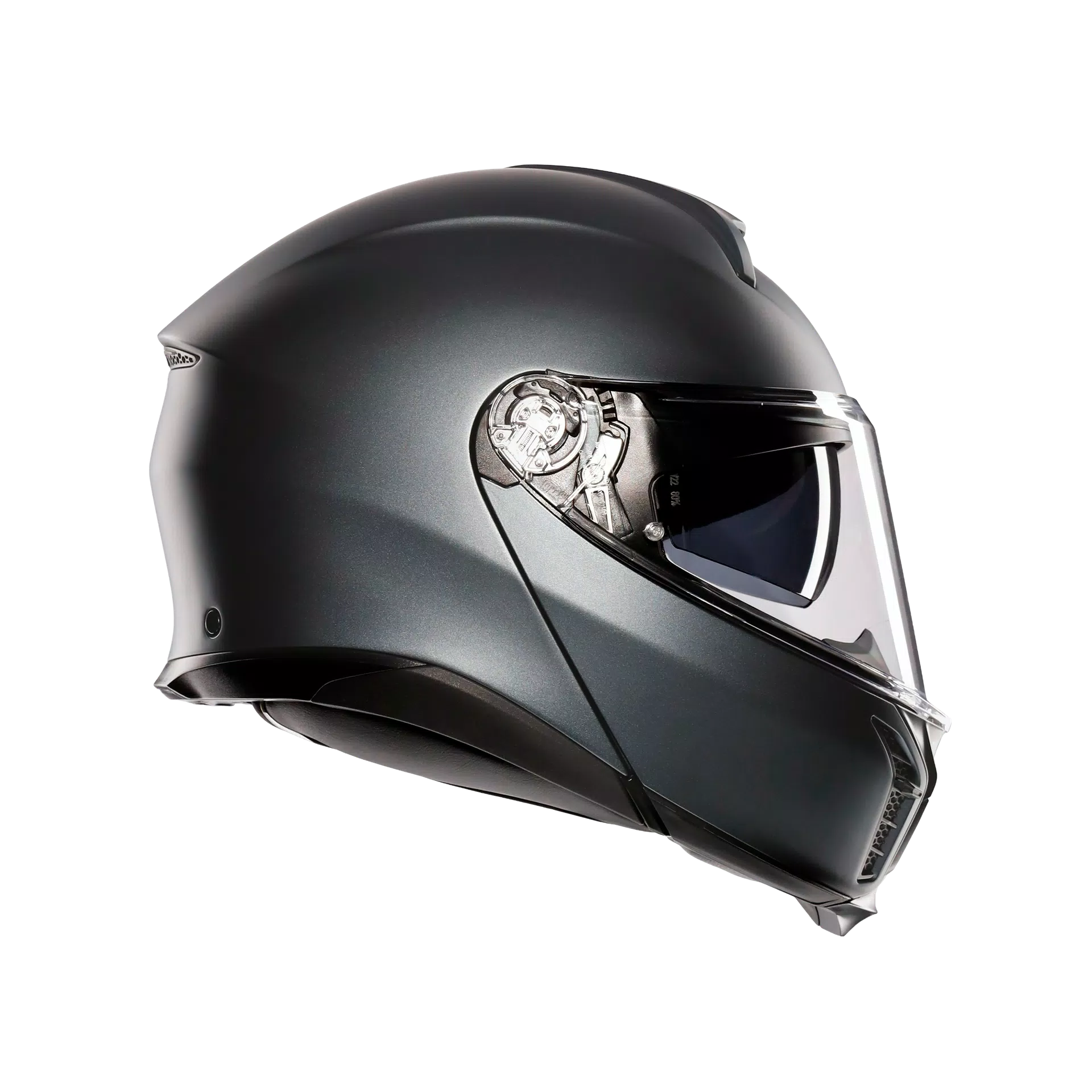 TOURMODULAR MATT ARDESIA GREY - MOTORBIKE FLIP UP HELMET E2206