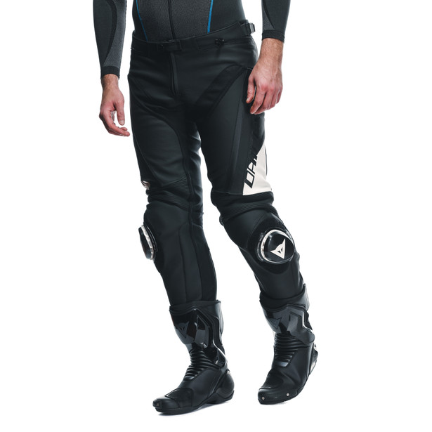 delta-4-leather-pants-black-white image number 2