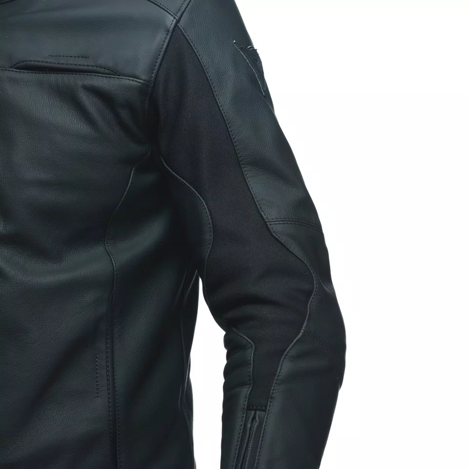 RAZON 2 LEATHER JACKET BLACK Dainese