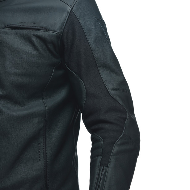 razon-2-giacca-moto-in-pelle-uomo-black image number 13