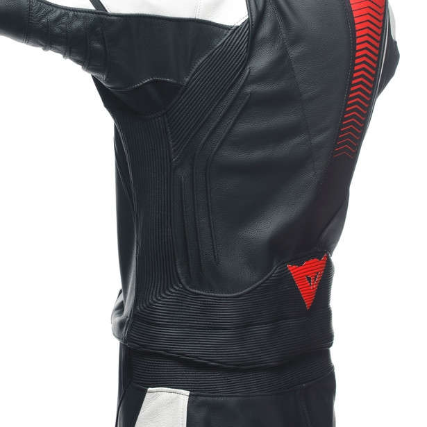 laguna-seca-5-2pcs-leather-suit-black-white-lava-red image number 14