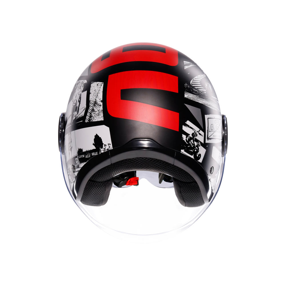eteres-history-matt-black-white-red-casque-moto-jet-e2206 image number 4