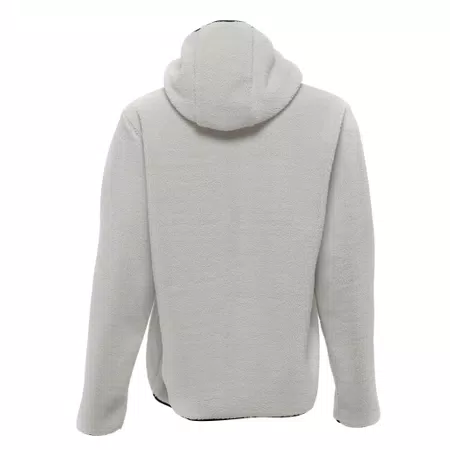 TEDDY - JACKET WITH HOOD AND FULL ZIPPER  - LIGHTGREY - 2