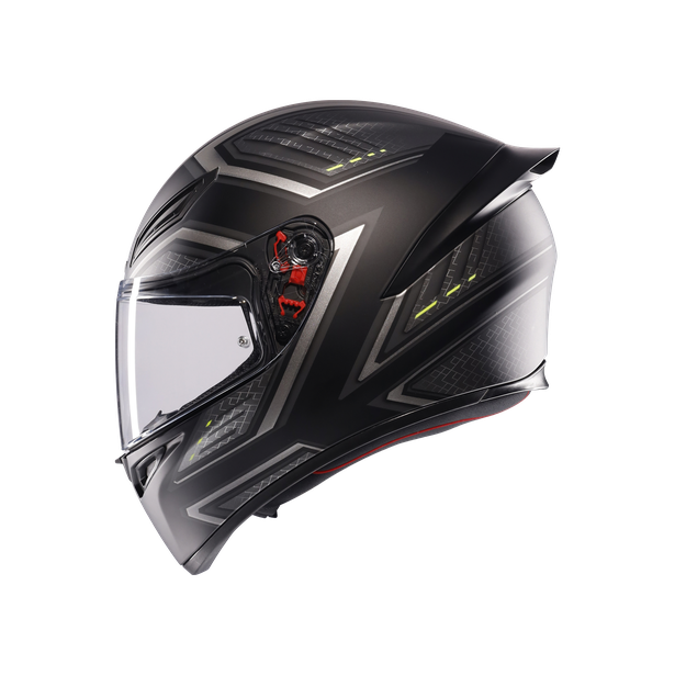 k1-s-sling-matt-black-grey-motorbike-full-face-helmet-e2206 image number 3