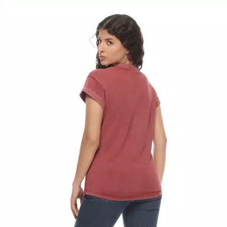SFUMATA - WOMEN'S CREWNECK T-SHIRT - RED PEAR - 4