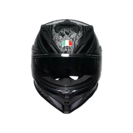 K7 AGV DOT(E2206) MPLK - DAMASCUS BLACK/SILVER -  - 2