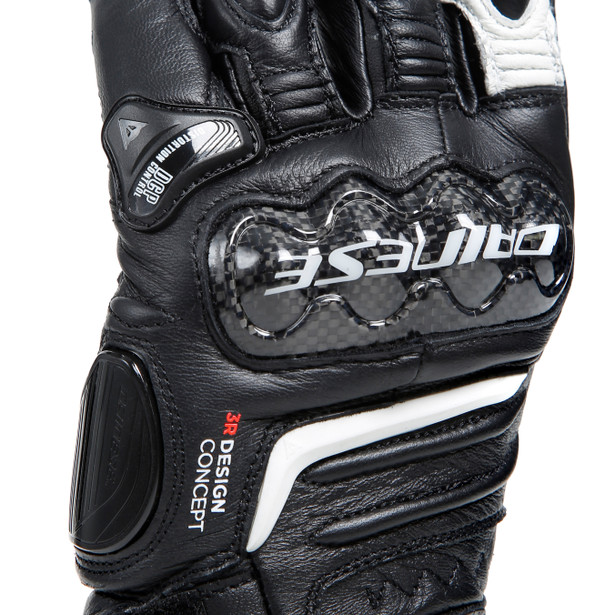 carbon-4-long-lady-leather-gloves-black-black-white image number 6
