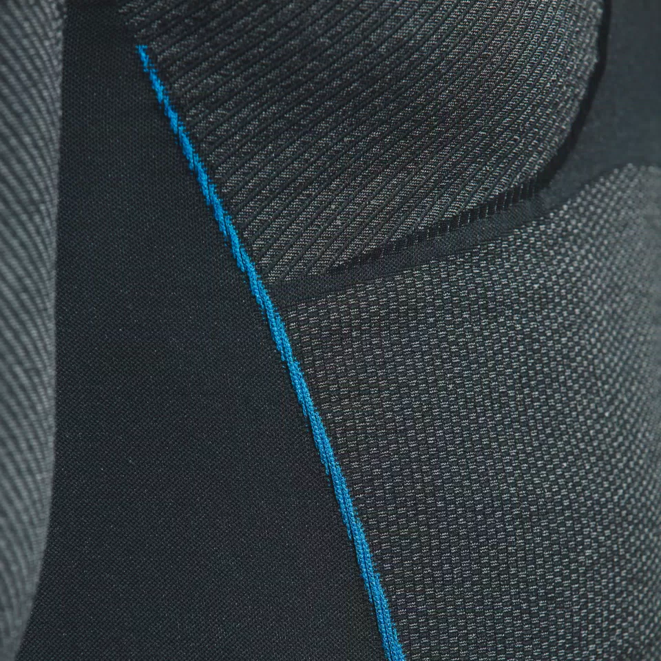 MEN'S MOTORCYCLE LONG-SLEEVE TECHNICAL TEE - BLACK/BLUE - 12