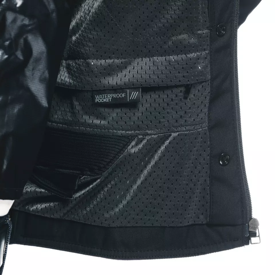 AIR FRAME 3 TEX - MEN'S SUMMER MOTORCYCLE JACKET IN FABRIC - BLACK/BLACK/WHITE - 11