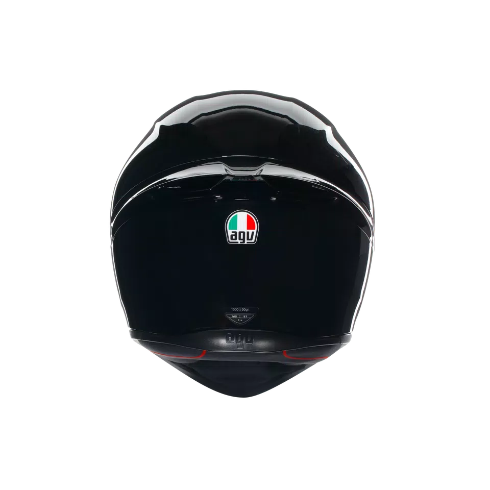 K1 S BLACK - MOTORBIKE FULL FACE HELMET E2206 -  - 5