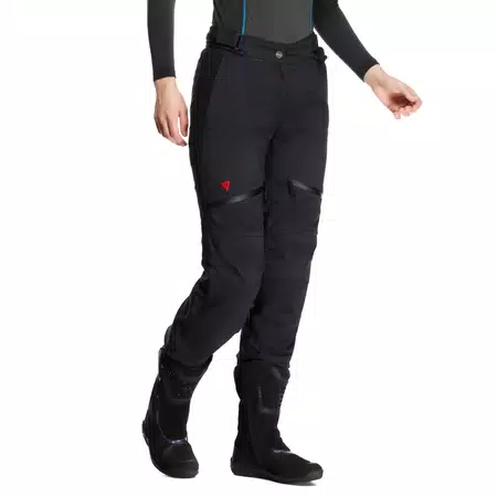 SHERMAN 3 ABS&Oslash;LUTESHELL&trade; - WOMEN'S TOURING WATERPROOF MOTORCYCLE PANTS - BLACK - 6