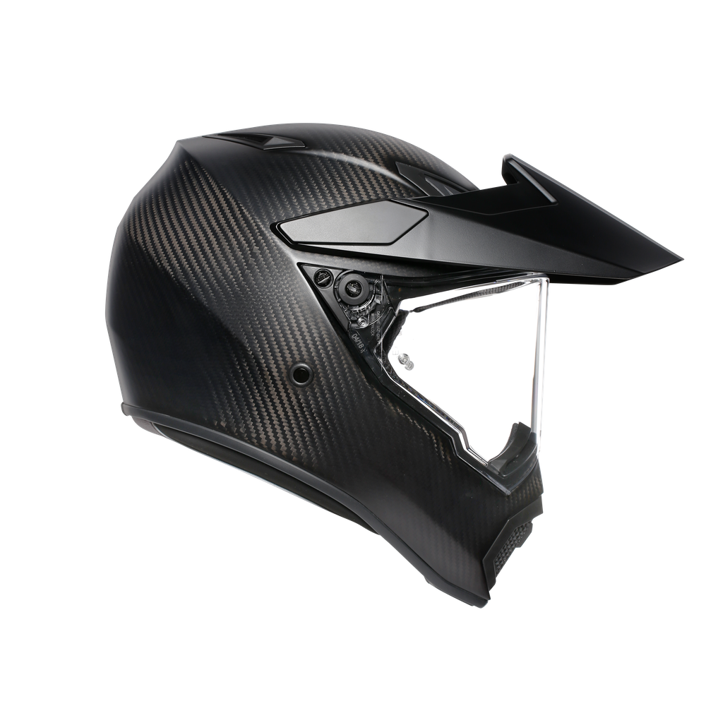 ax9-mono-matt-carbon-motorbike-full-face-helmet-e2206 image number 2