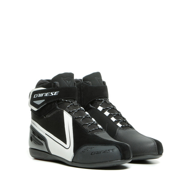 energyca-d-wp-scarpe-moto-impermeabili-donna-black-white image number 0