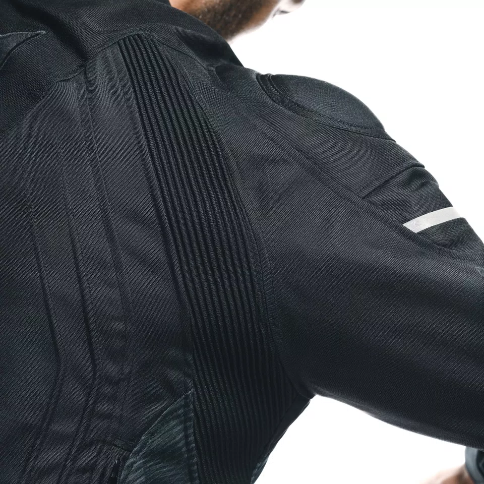 AVRO 5 TEX - MEN'S MOTORCYCLE JACKET IN FABRIC - BLACK/BLACK/BLACK - 12