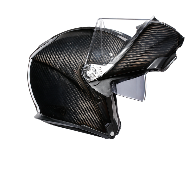 sportmodular-glossy-carbon-motorbike-flip-up-helmet-e2205 image number 3