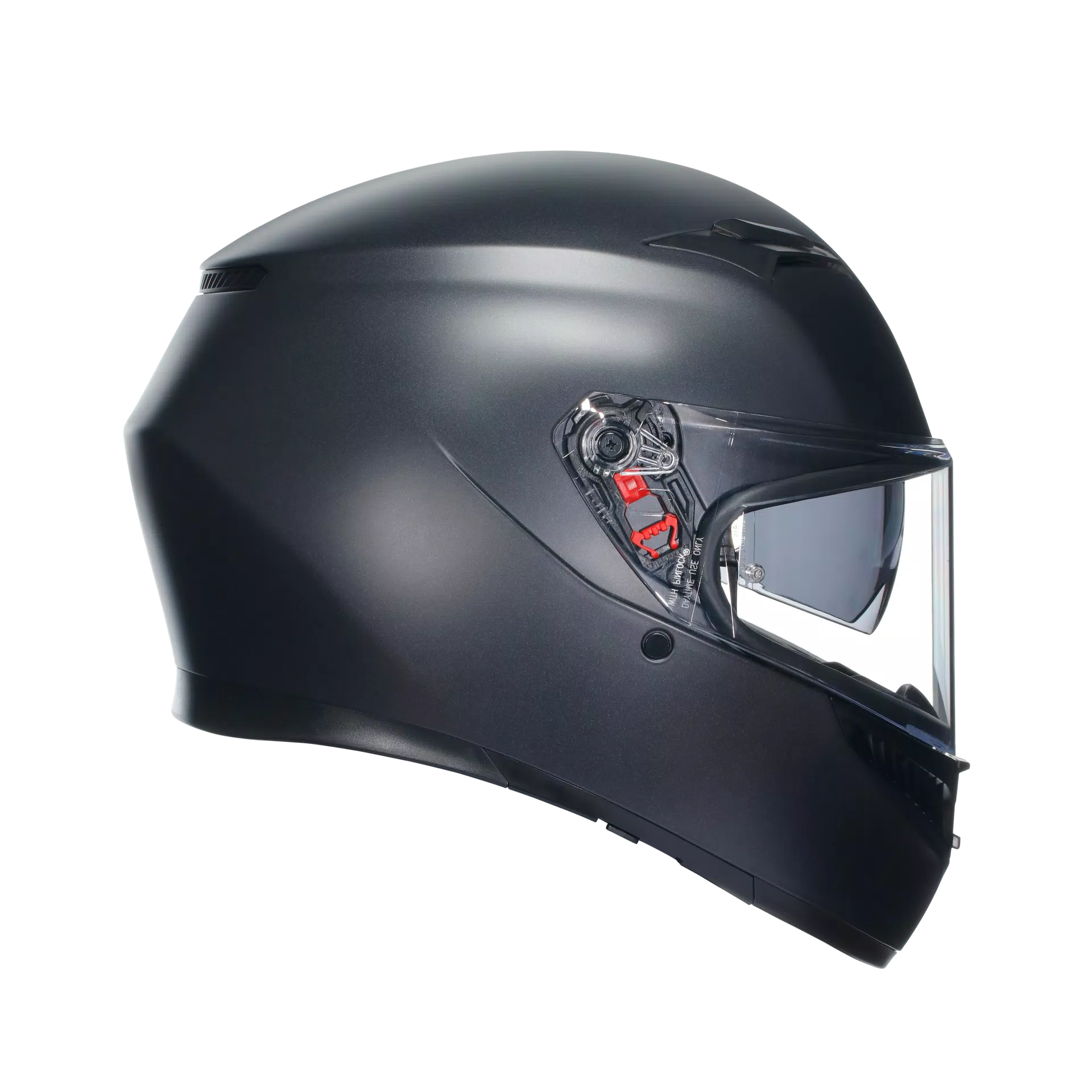 K3 MATT BLACK - MOTORBIKE FULL FACE HELMET E2206