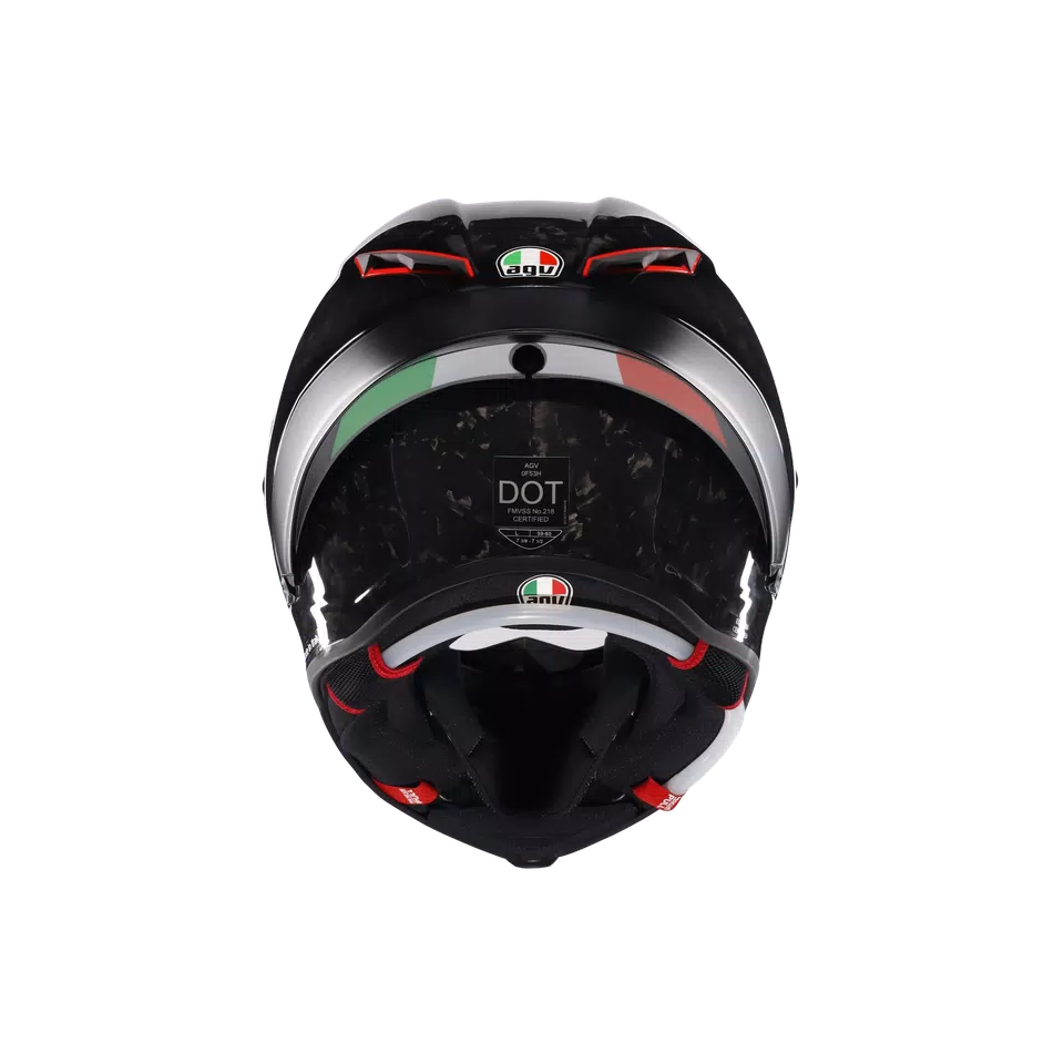 PISTA GP RR ITALIA CARBONIO FORGIATO - CASCO MOTO INTEGRALE E2206 DOT -  - 5