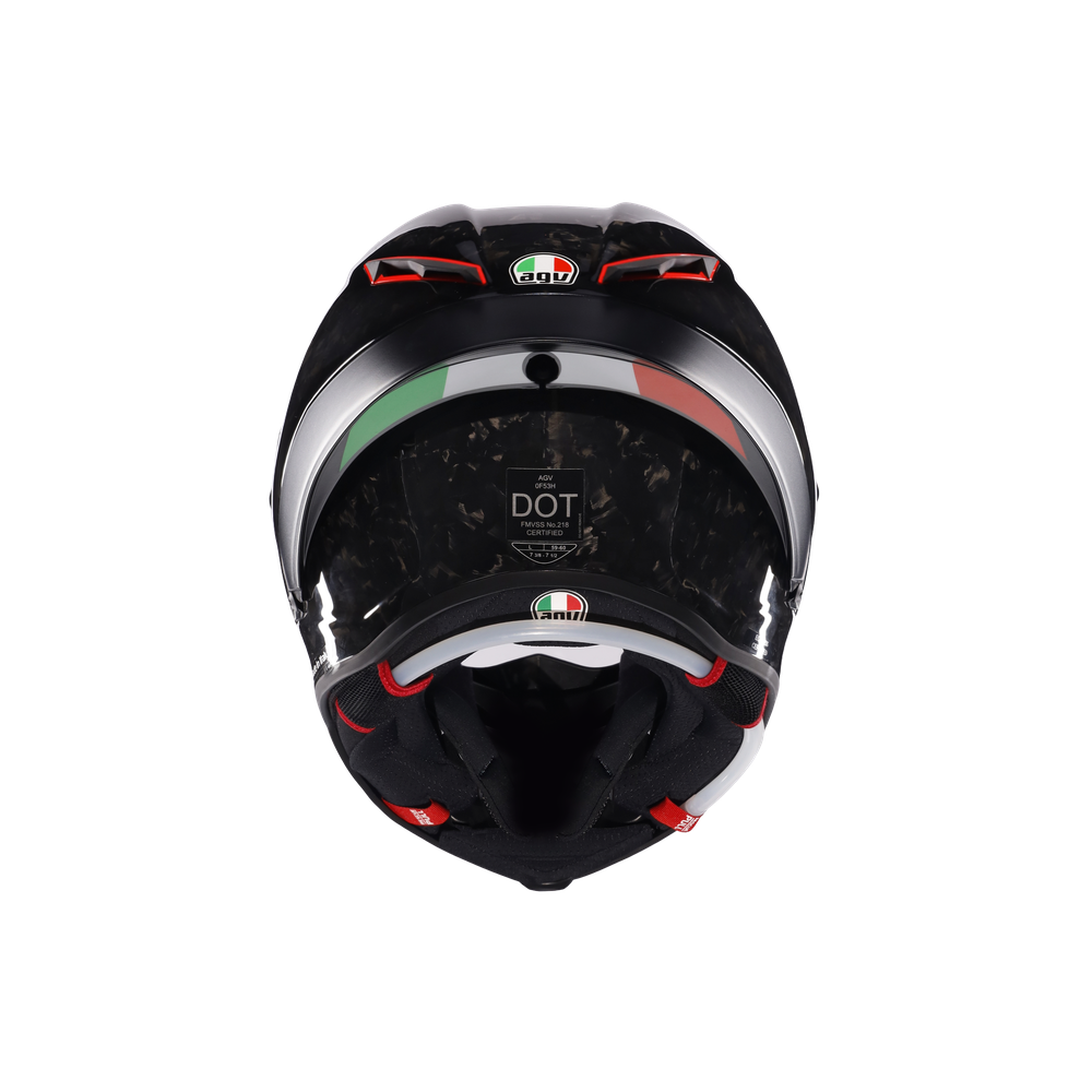 pista-gp-rr-italia-carbonio-forgiato-motorbike-full-face-helmet-e2206-dot image number 4