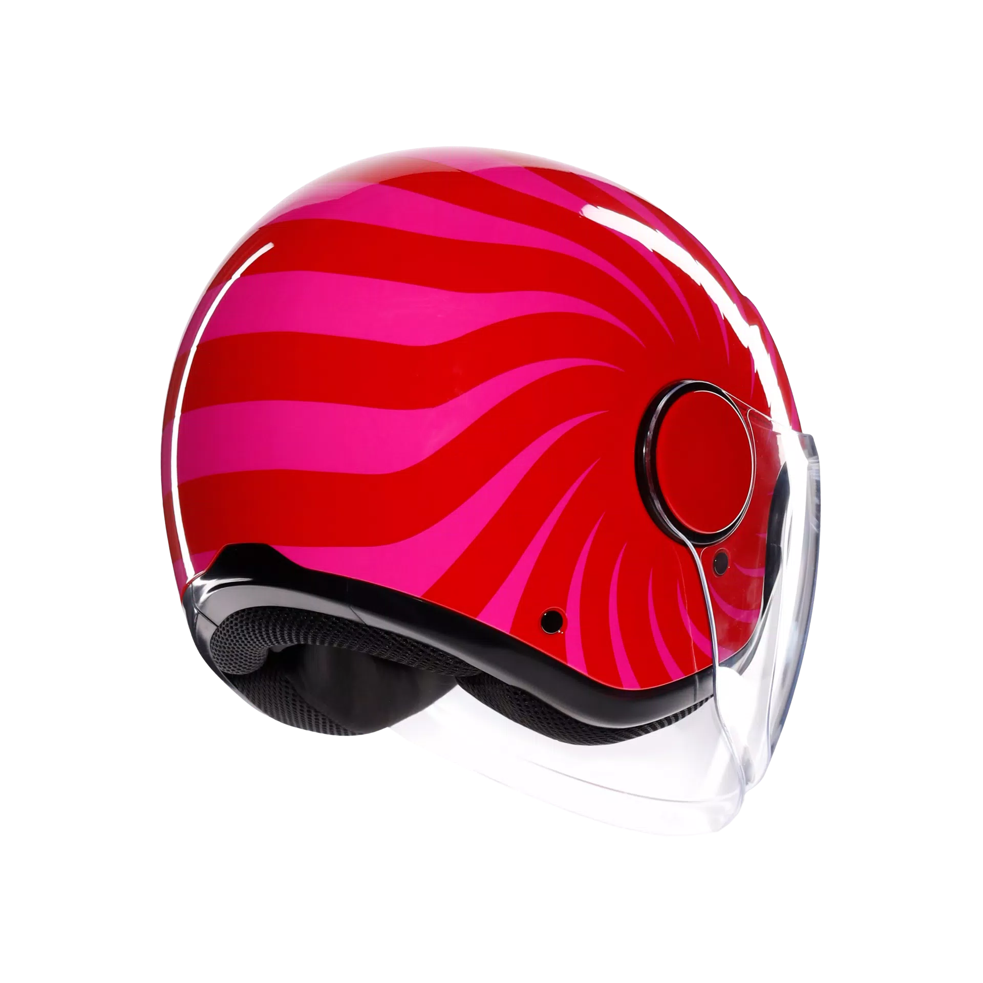 ETERES TROPEA RED/PINK - CASCO MOTO JET E2206