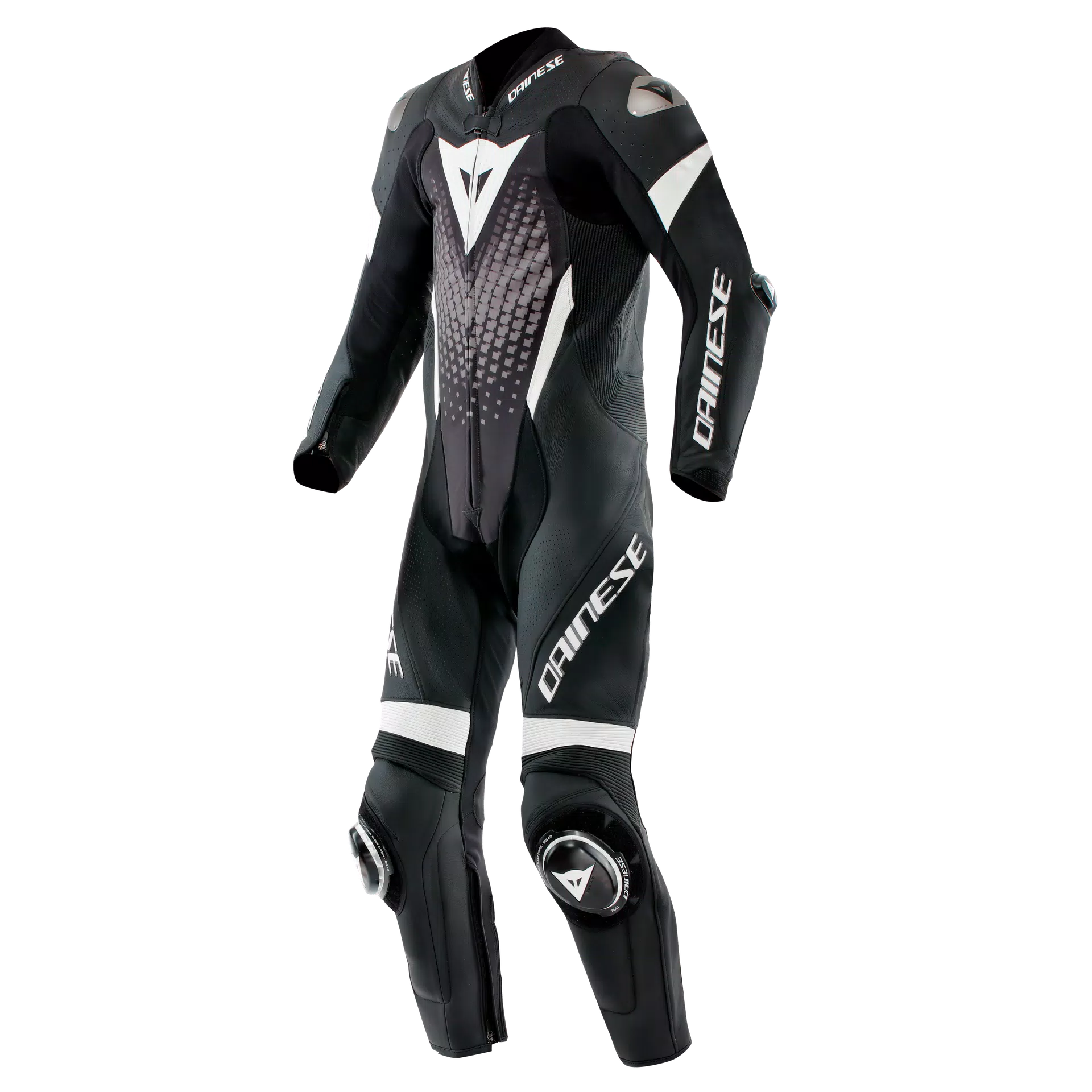 LAGUNA SECA 6 - PERFORATED ONE-PIECE LEATHER RACING SUIT SHORT/TALL FIT (S/T)