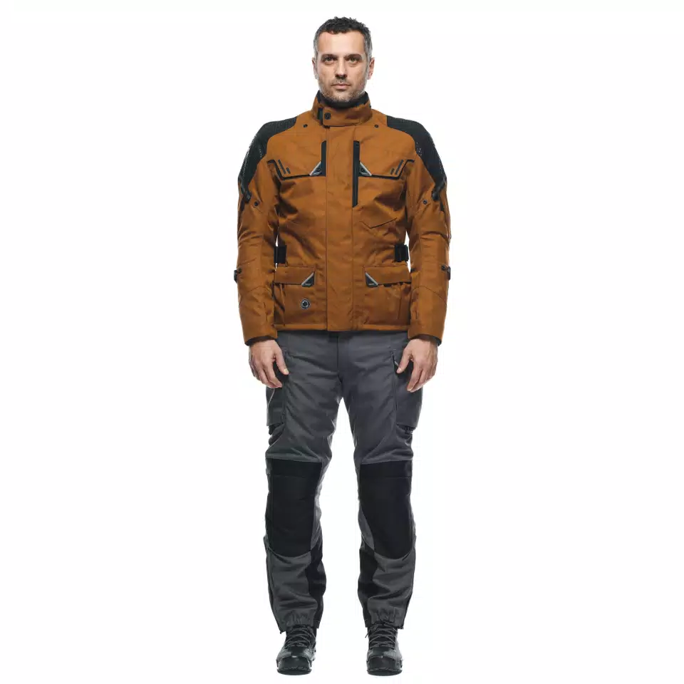 LADAKH 3L D-DRY® - GIACCA MOTO IMPERMEABILE UOMO - MONK'S-ROBE/BLACK - 3