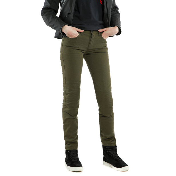 casual-slim-lady-tex-pants-olive image number 4