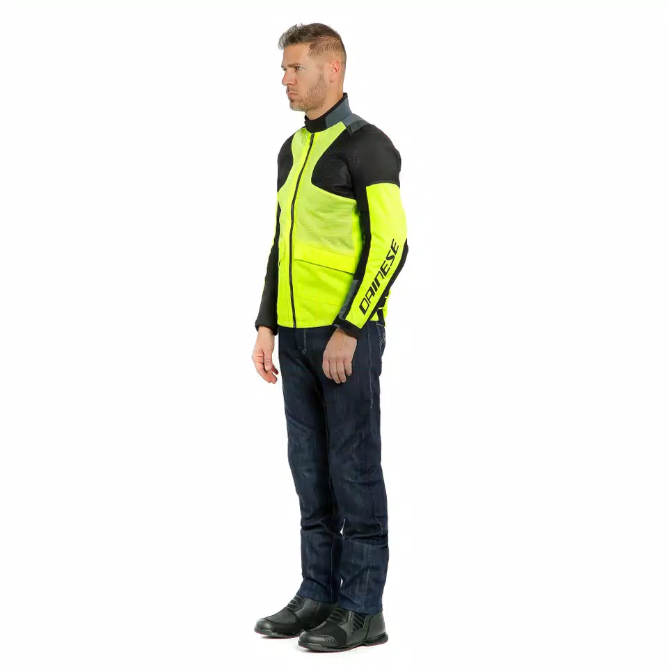 AIR TOURER TEX JACKET - FLUO-YELLOW/EBONY/BLACK - 4