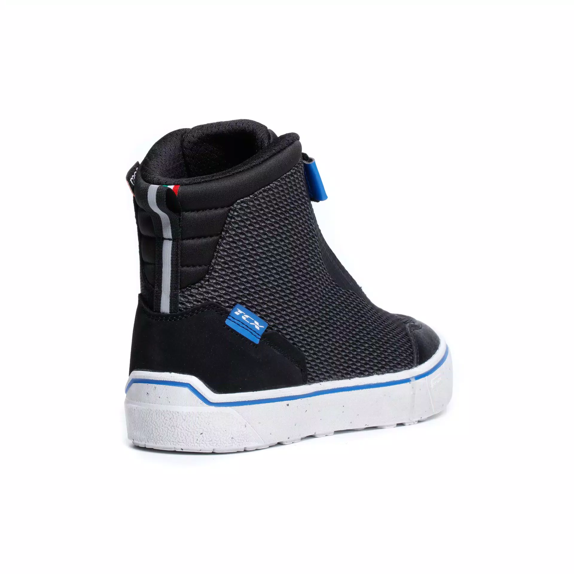 IKASU 2 AIR SUMMER MOTORCYCLE SHOES WOMEN - BLACK/ELECTRIC BLUE